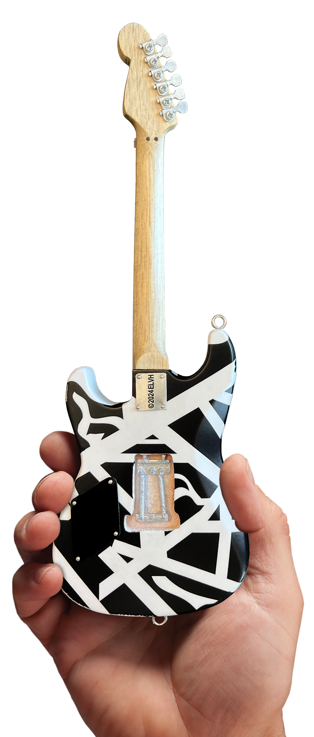 Eddie Van Halen EVH “Shapes” Mini Guitar Replica Collectible - Officially Licensed