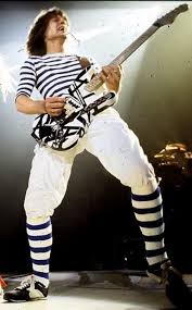 Eddie Van Halen EVH “Shapes” Mini Guitar Replica Collectible - Officially Licensed