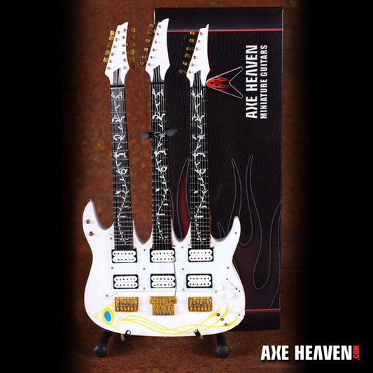 Steve Vai Signature JEM Triple-Neck Miniature Guitar Replica Collectible