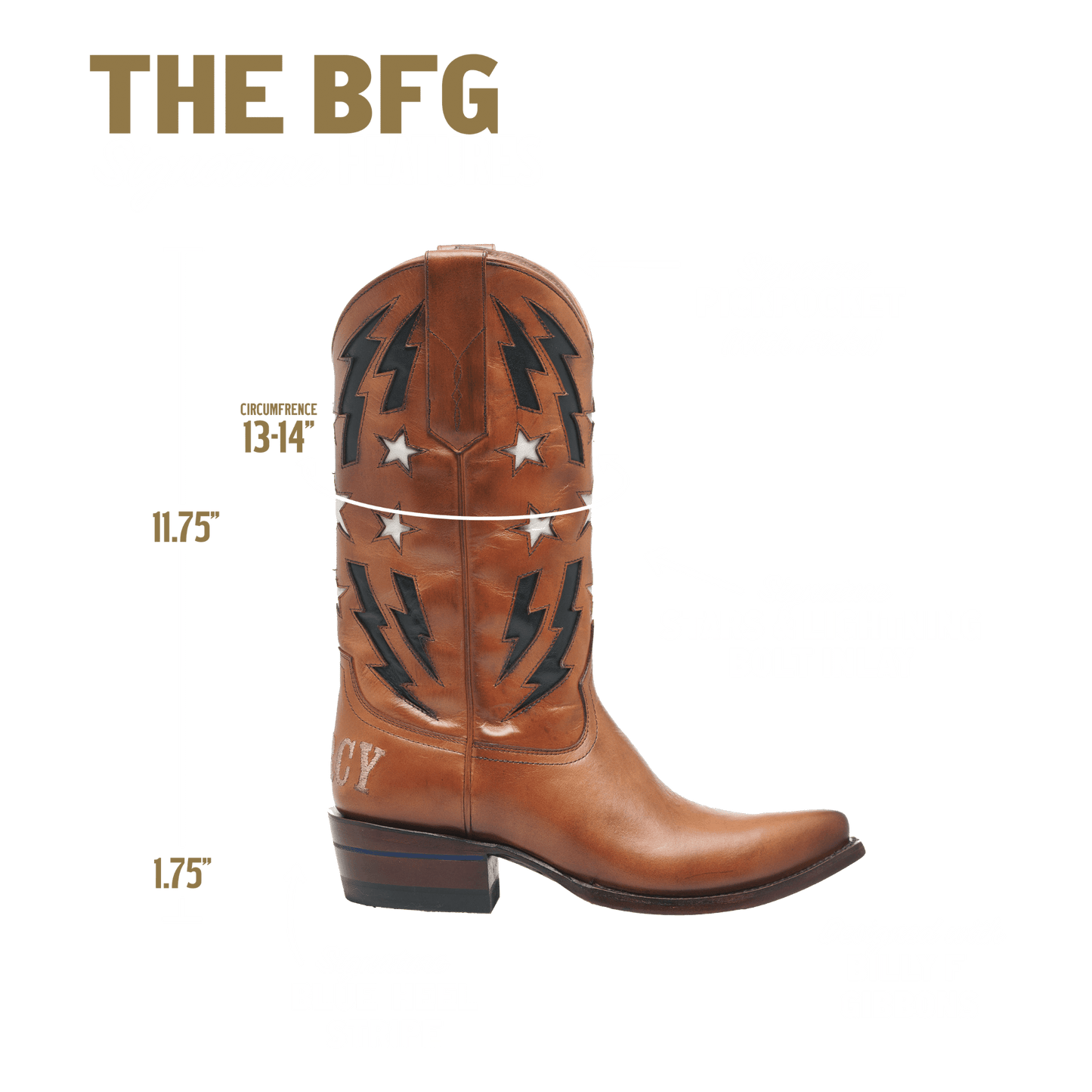 THE BFG II - boots from Alvies designed by Billy F Gibbons!