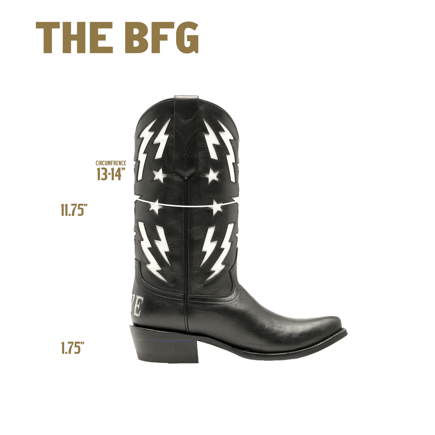 THE BFG II - boots from Alvies designed by Billy F Gibbons!