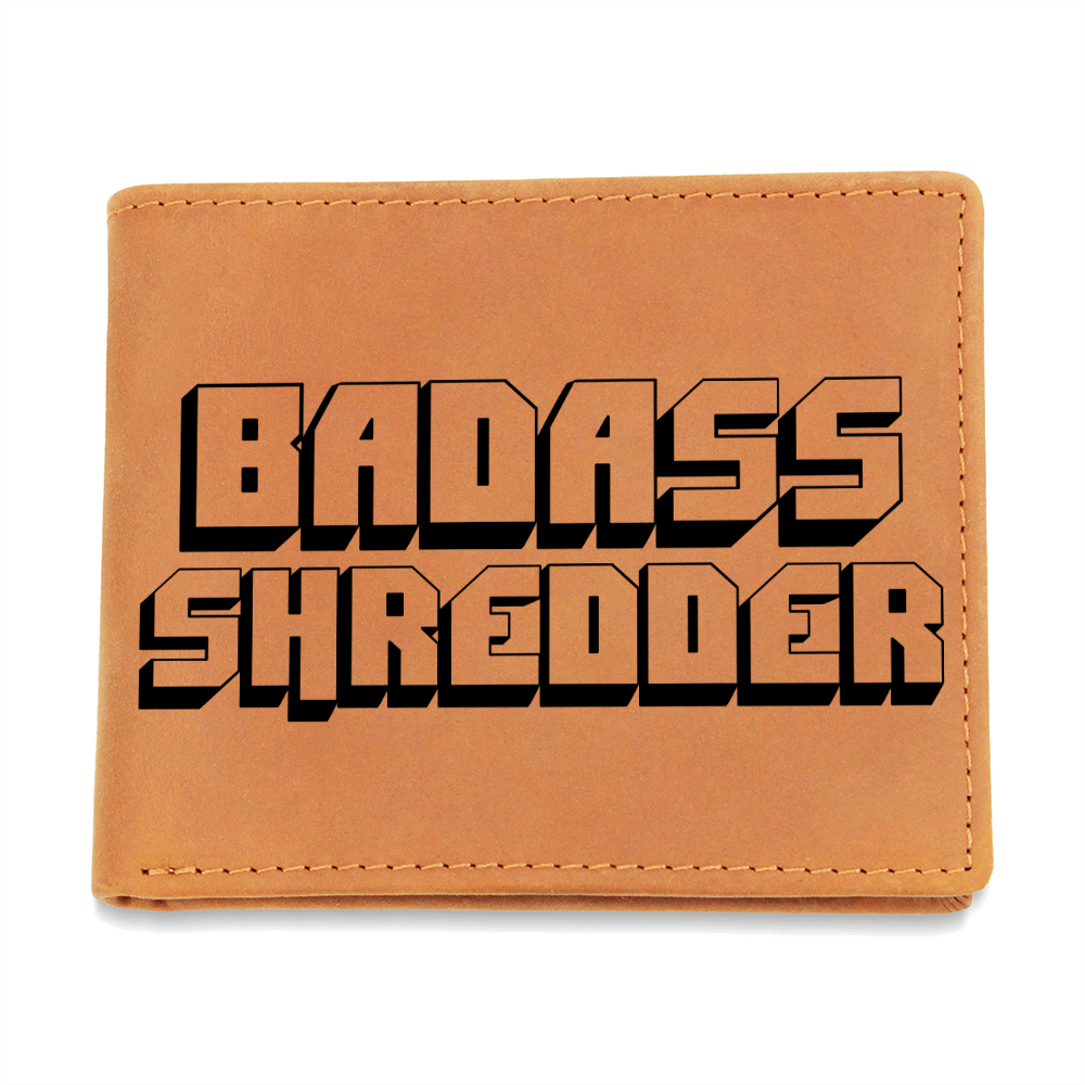 BADASS SHREDDER - Leather Wallet for Guitar Players