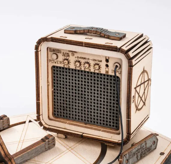 Electric Guitar 3D Wooden Puzzle Kit