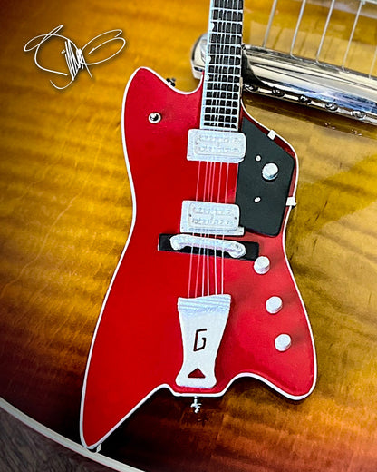 Billy F Gibbons OFFICIALLY LICENSED Signature Mini Guitar Model Collection - SET OF 3