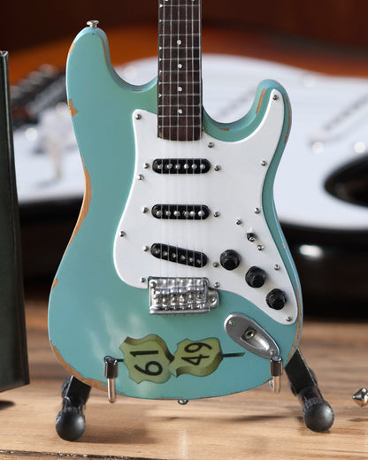 Officially Licensed Kenny Wayne Shepherd Mini Fender™ Strat™ Crossroads Blue Guitar Model