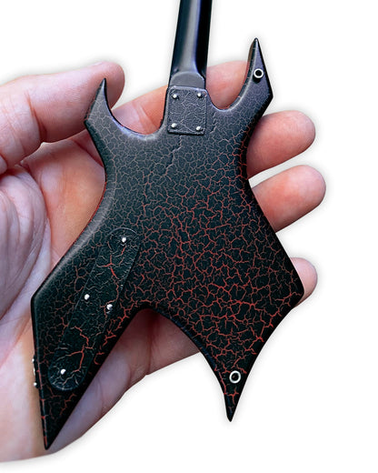 Official Stranger Things® Eddie's Guitar B.C. Rich® NJ Warlock® Mini Guitar Model