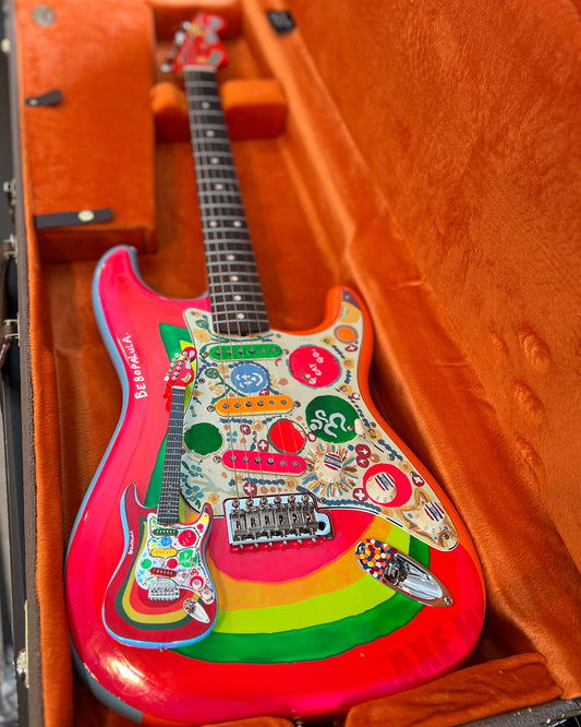 Officially Licensed George Harrison Fender™ Strat™ Rocky Mini Guitar Replica - Fab Four