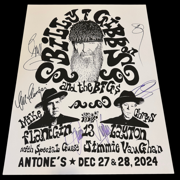 Billy F Gibbons & Jimmie Vaughan SIGNED Poster - Jungle Show 2024
