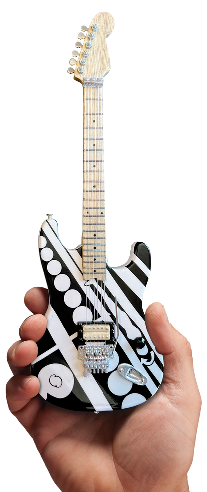 Eddie Van Halen EVH “Circles” Mini Guitar Replica Collectible - Officially Licensed