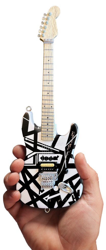 Eddie Van Halen EVH “Shapes” Mini Guitar Replica Collectible - Officially Licensed