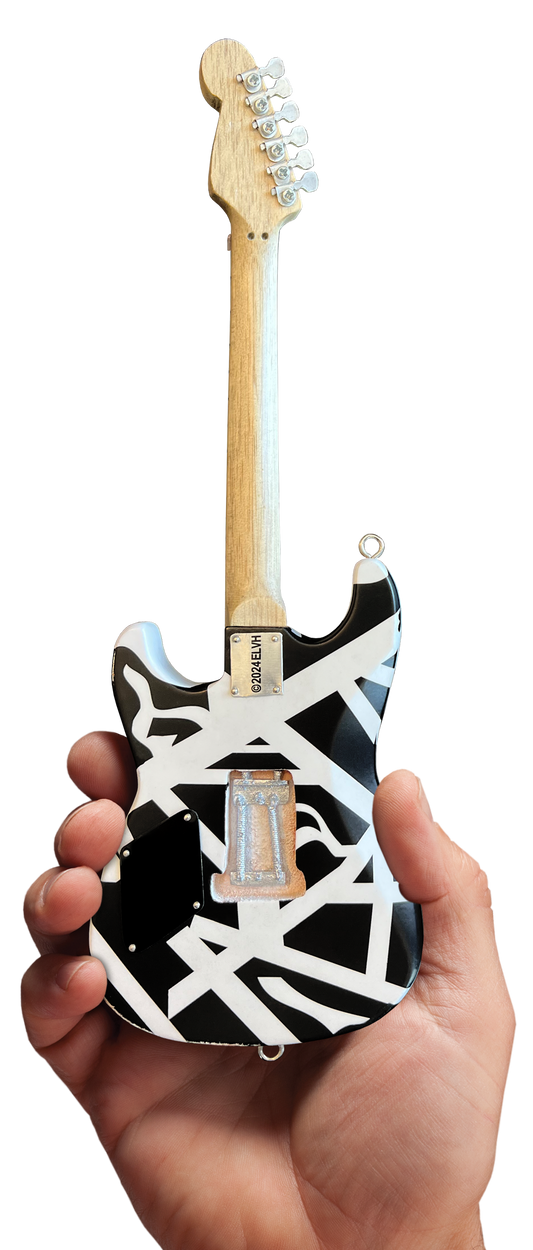Eddie Van Halen EVH “Shapes” Mini Guitar Replica Collectible - Officially Licensed