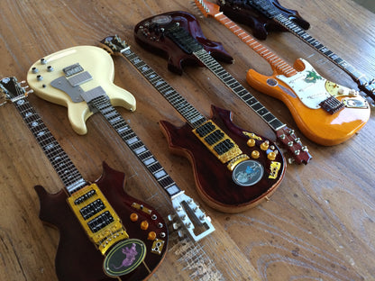 Jerry Garcia™ Tribute - SET OF 6 Signature Mini Guitar Replica Collectibles