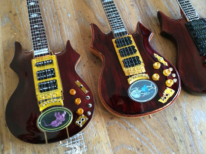 Jerry Garcia™ Tribute - SET OF 6 Signature Mini Guitar Replica Collectibles