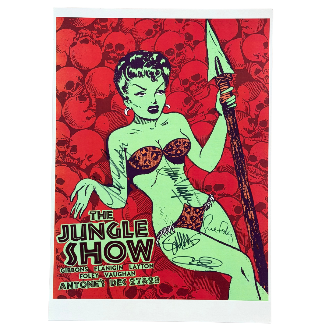 2019 - The Jungle Show - SIGNED Poster - 12” x 18"