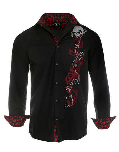 Smoking Skull Black