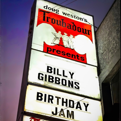 Billy F Gibbons 'Bandito' Sunglasses + SIGNED Collector Box