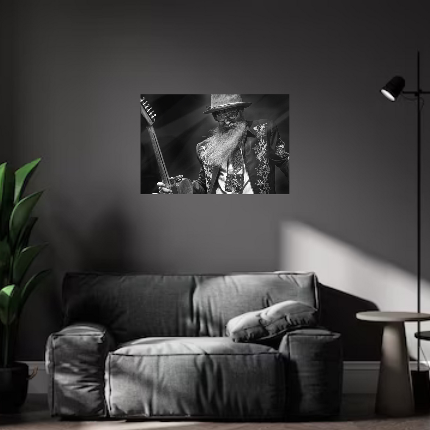 Billy F Gibbons - Iconic Photo - Metal Wall Art