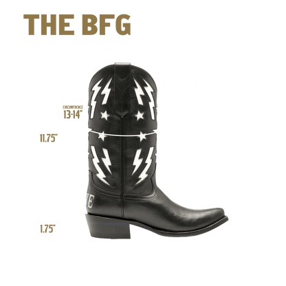 THE BFG II - boots from Alvies designed by Billy F Gibbons!