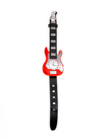 Guitar Watch Red