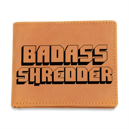 BADASS SHREDDER - Leather Wallet for Guitar Players