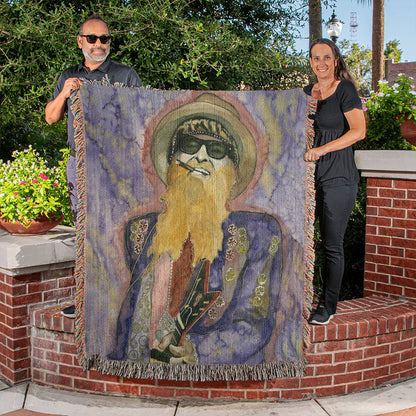 Billy F Gibbons - 50” x 60” woven blanket