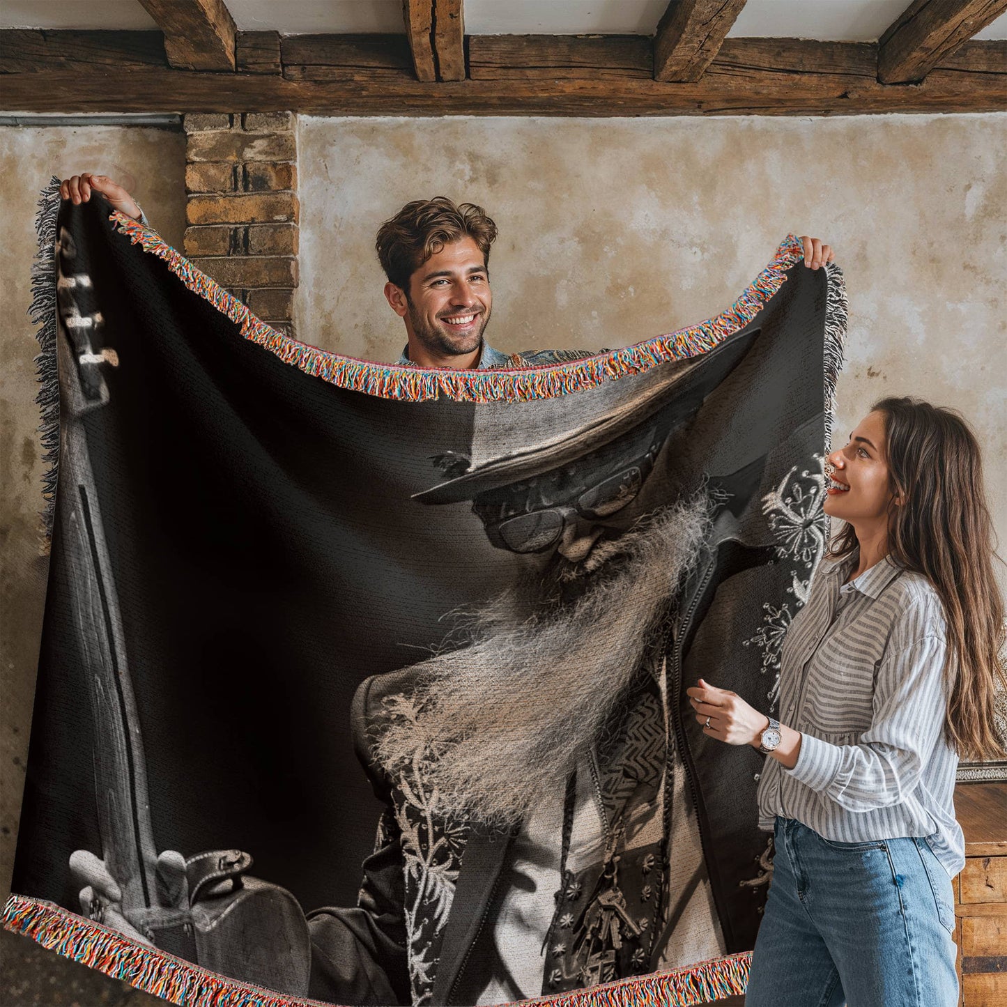 Billy Gibbons - Woven Blanket - Iconic Photo