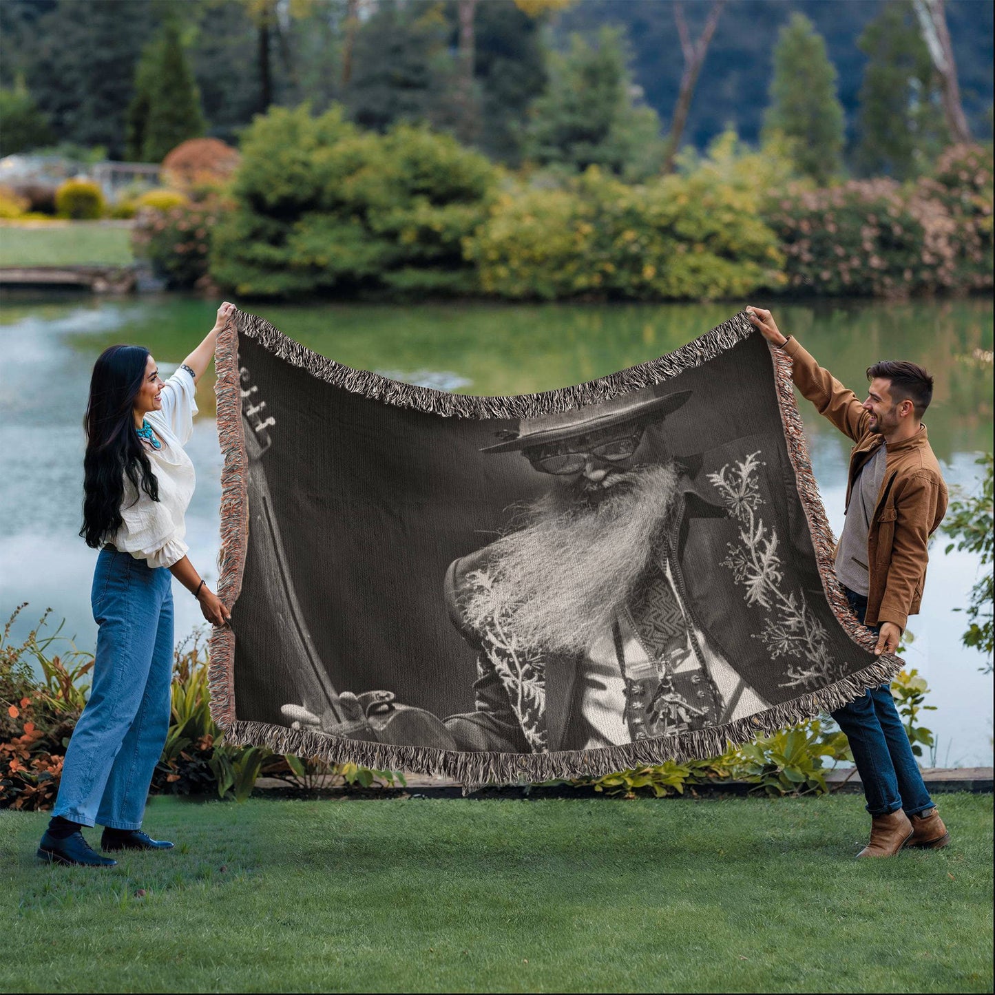 Billy Gibbons - Woven Blanket - Iconic Photo