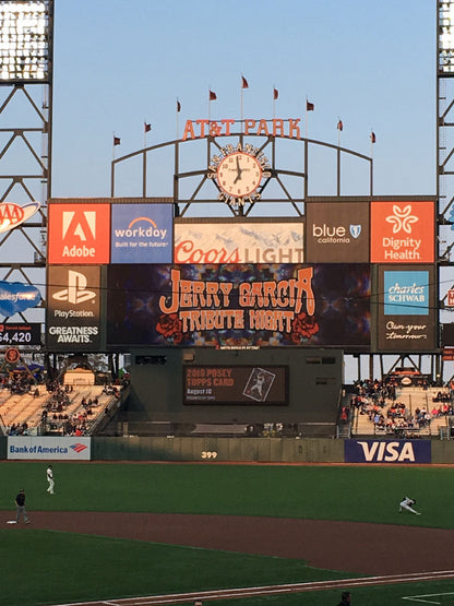 SF Giants 2018 Jerry Garcia Night Limited Edition and Numbered Collectible Mini Guitar