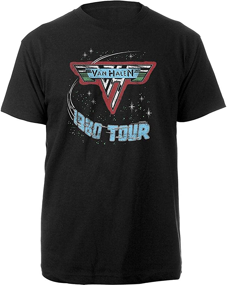 EVH Van Halen 1978 Vintage Mens T-shirt Officially Licensed